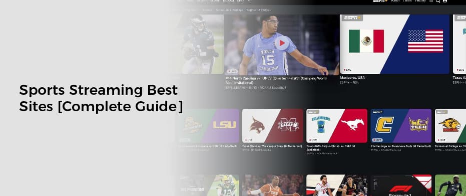 Sports Streaming Best Sites [Complete Guide]