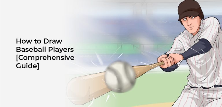 how to draw baseball players