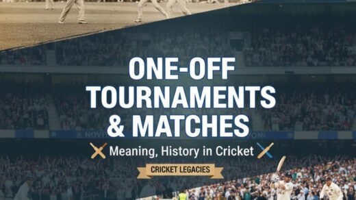 One-Off Tournaments in Cricket