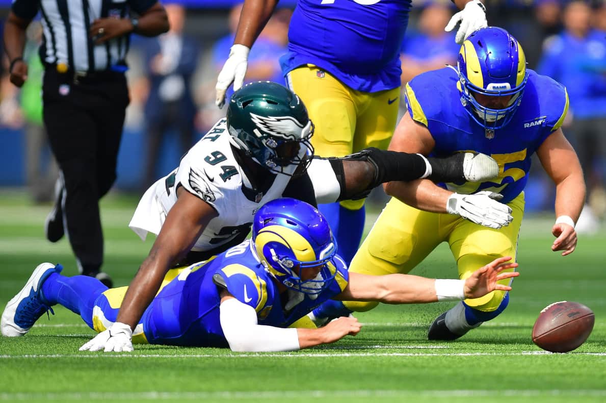Philadelphia Eagles vs Los Angeles Rams Match Player Stats